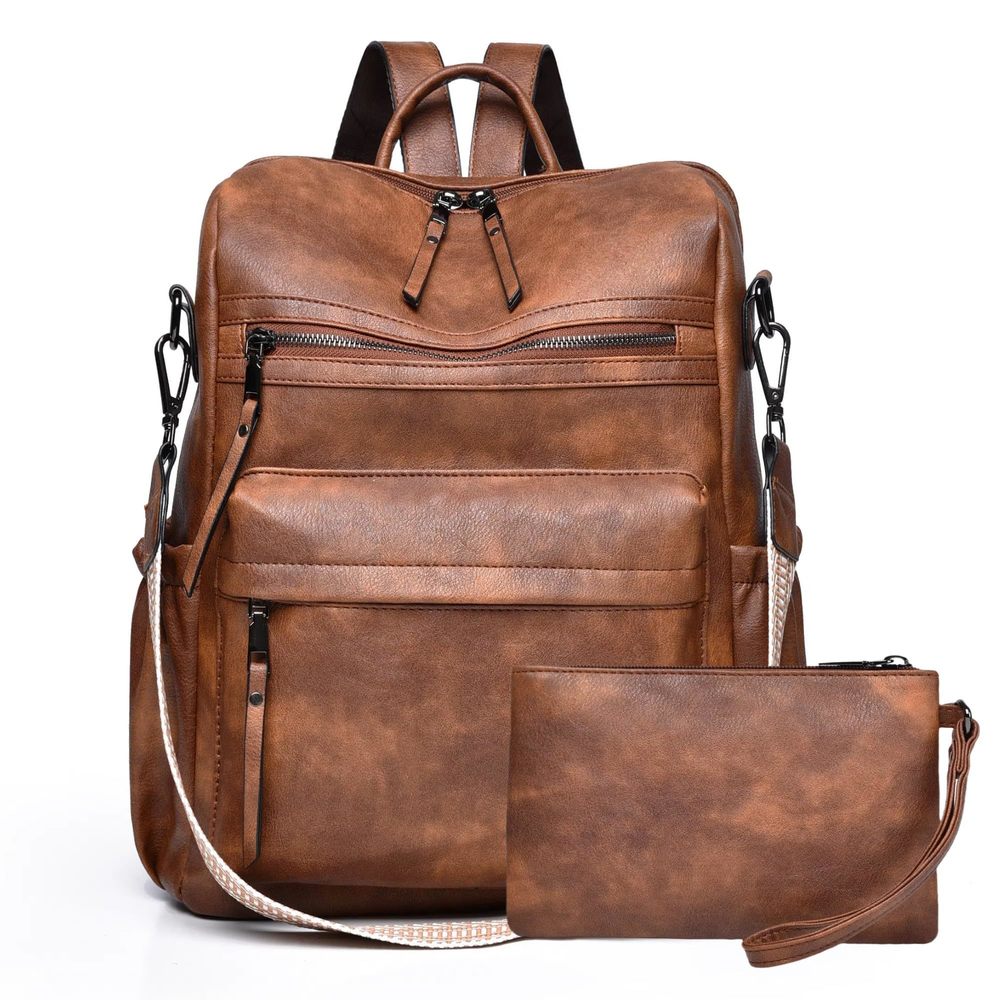 Womens Backpack Purse Leather Fashion Travel Backpack Purse for Women💞